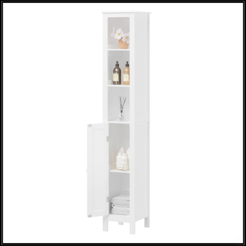 Armoire de rangement de 66,92 po de hauteur avec tablettes réglables