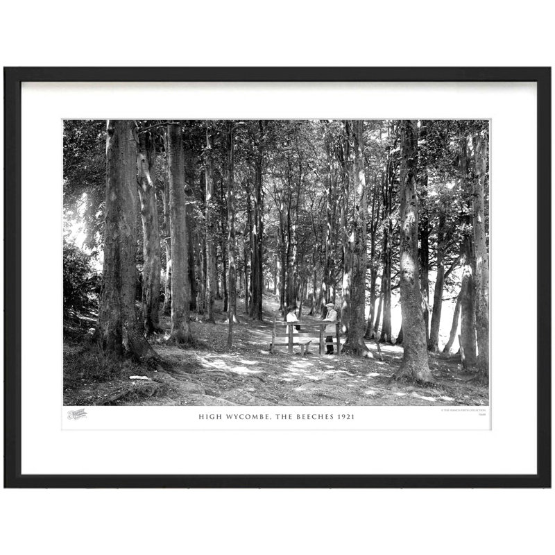 High Wycombe, the Beeches 1921 1 Piece Single Picture Frame Wall Art, 40cm H x 50cm W x 2.3cm D