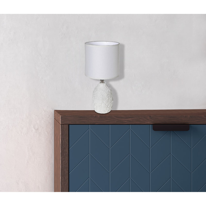 Ih Casadecor Ceramic Table Lamp, White, White