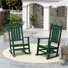 Chaise berçante d'extérieur en plastique Laguna