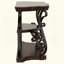 Console à 2 tablettes Gretta Merlot