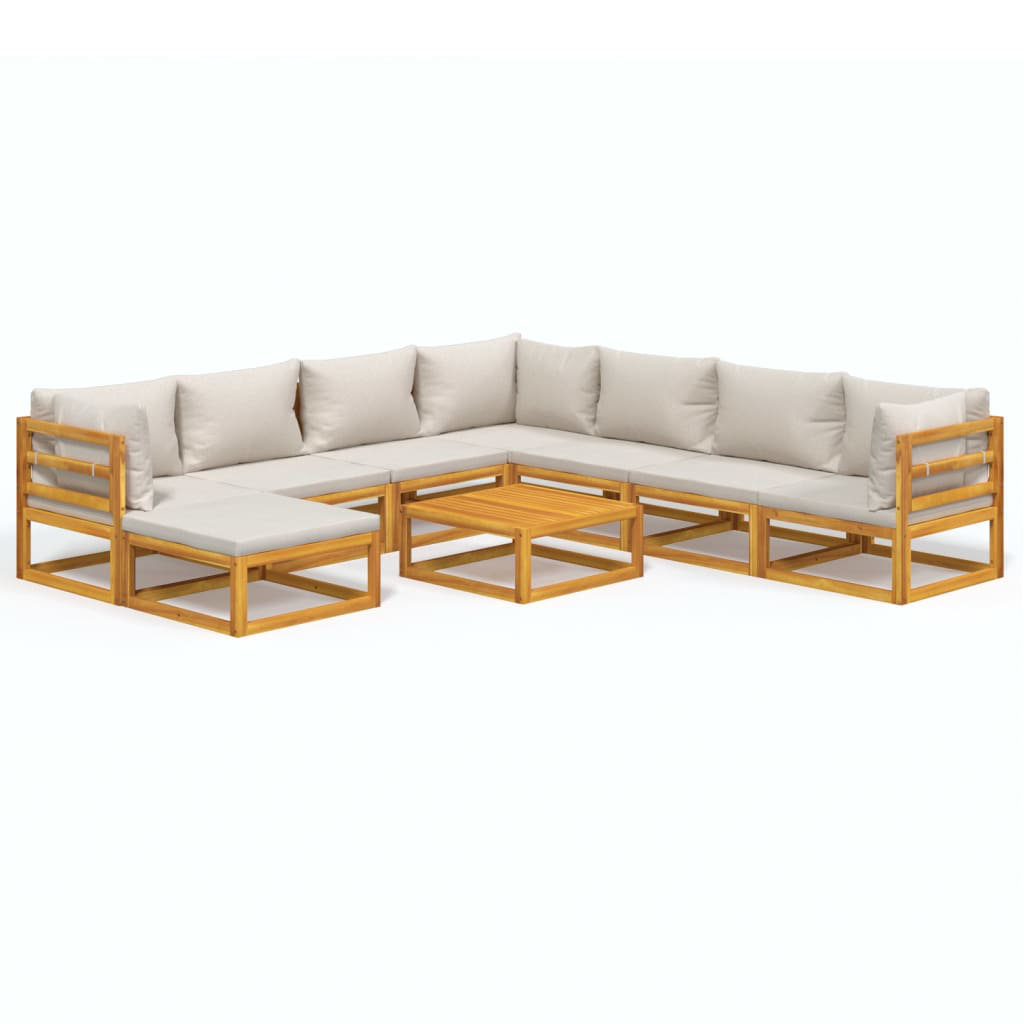 8-Sitzer Lounge-Set Lanesville mit Polster