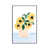 White Floater Framed