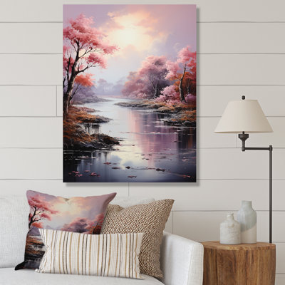 Luftar Romantic Landscape Ethereal Mist sur toile