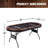 Charleston Premium 10 Player Texas Hold'em 84" Poker Table