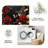 1PC Burgundy Red Rose & Gold Butterfly Vintage Dark Floral area rugs for Living Room, Soft and Comfortable, Suitable for all seasons, easy-to-maintain, machine washable Indoor floor mat, Under Table Farmhouse suitable for dining room, bedroom,-683884206