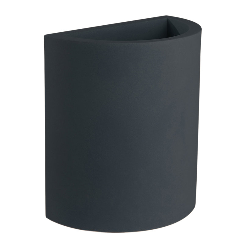 Pot à fleurs en résine Medio, Anthracite