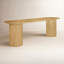 Povera Solid Wood Bench-2126287039