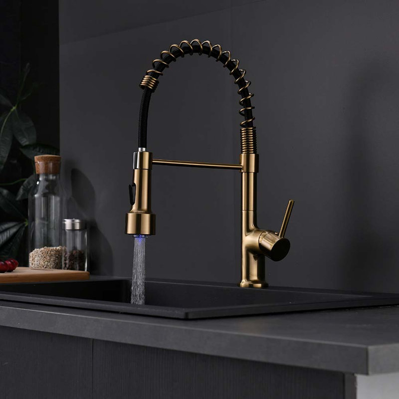 HOOSENG Pull Down Kitchen Faucet