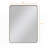 Black Rectangular Metal Framed Wall Mirror-1689910381