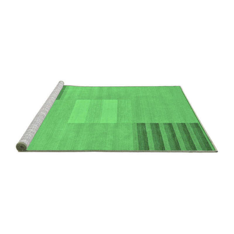 Washable Striped Indoor Rug, Round 8'