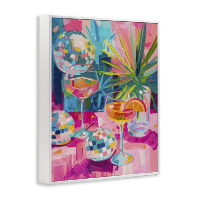  «Dazzling Disco Cocktail», estampe numérique par LSR Design Studio