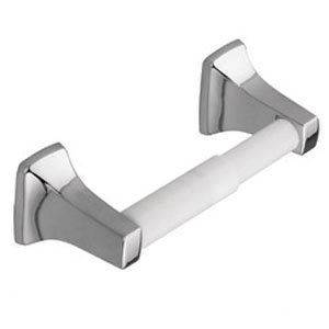 Contemporary Wall Mounted Toilet Paper Holder (INCOMPLETE: CENTER HOLDER ONLY) 