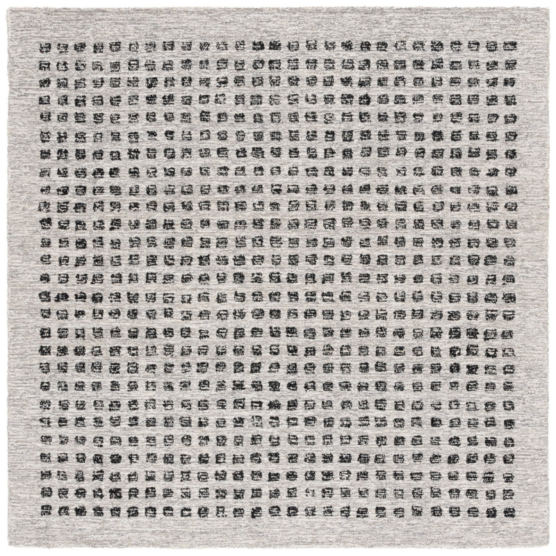 Tapis en laine Everdine, Carré 6 pi