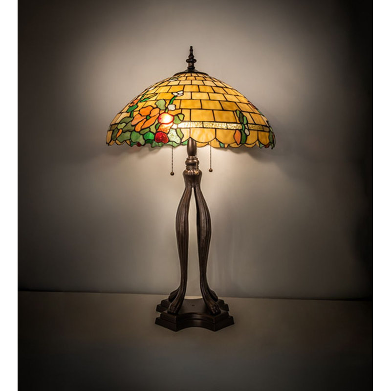 Duffner And Kimberly Hollyhock Table Lamp