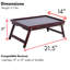 Plateau de table en bambou BIRDROCK Home-115103207