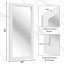 Miroir mural en bois surdimensionné pleine grandeur-746136018-746136026
