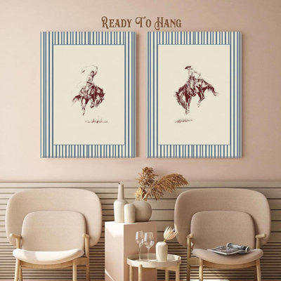 2 Piece Wrapped Canvas Print