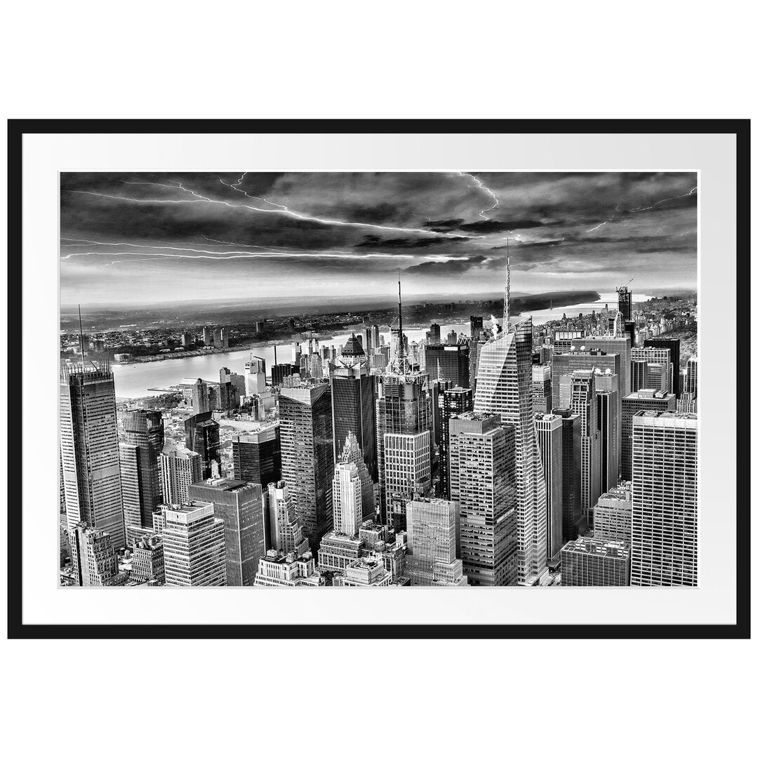 Gerahmtes Poster New York Skyline