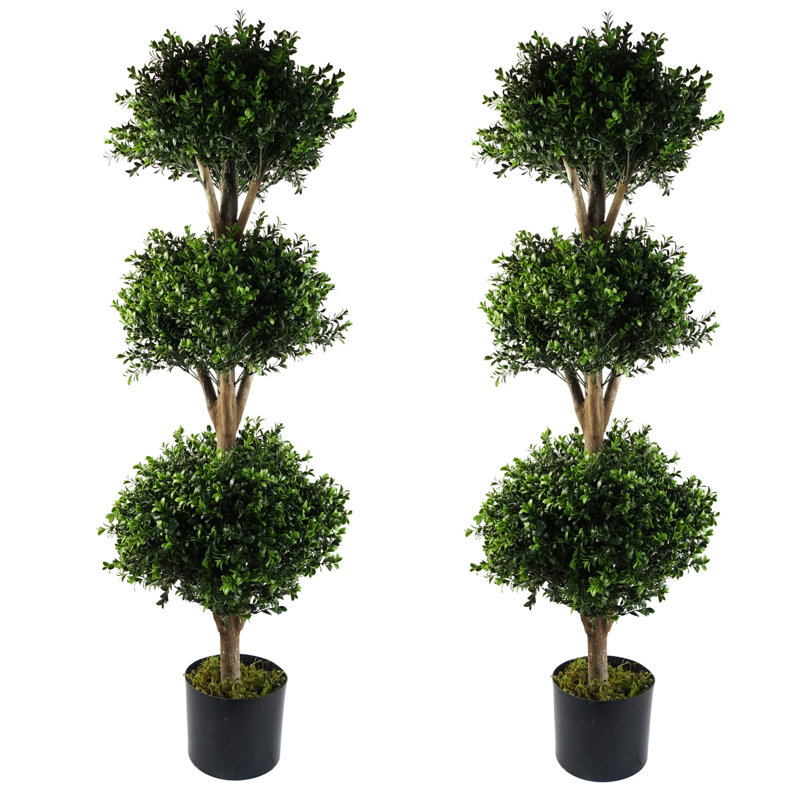 Annistyn 120cm Faux Topiary Tree in Pot