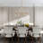 Fabio 8 - Light Steel Dimmable Chandelier-494403449