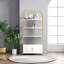 181.6 cm H x 80 cm W Iron Standard Bookcase