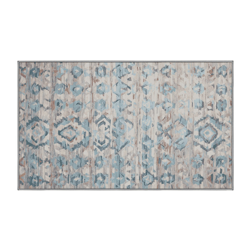 Tapis gris lavable à la machine, Tapis de couloir 2 pi x 5 pi