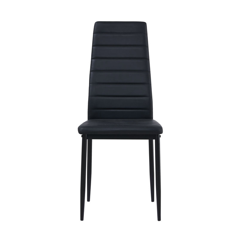Kinli 18.89'' H Polyurethane Upholstered Parsons Chair, 4