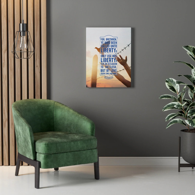 Liberty - Wrapped Canvas Print, 76cm H x 61cm W