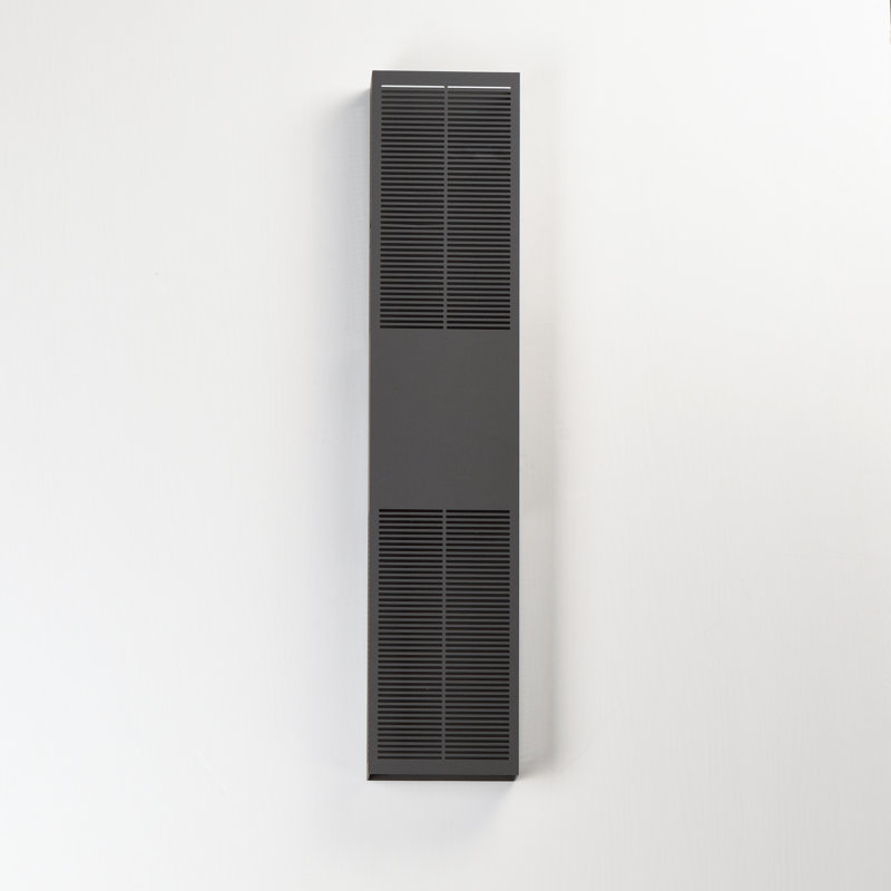 Grate-Outdoor Wall Mount, Architectural Bronze, 30" H x 6.25" W x 3.25" D