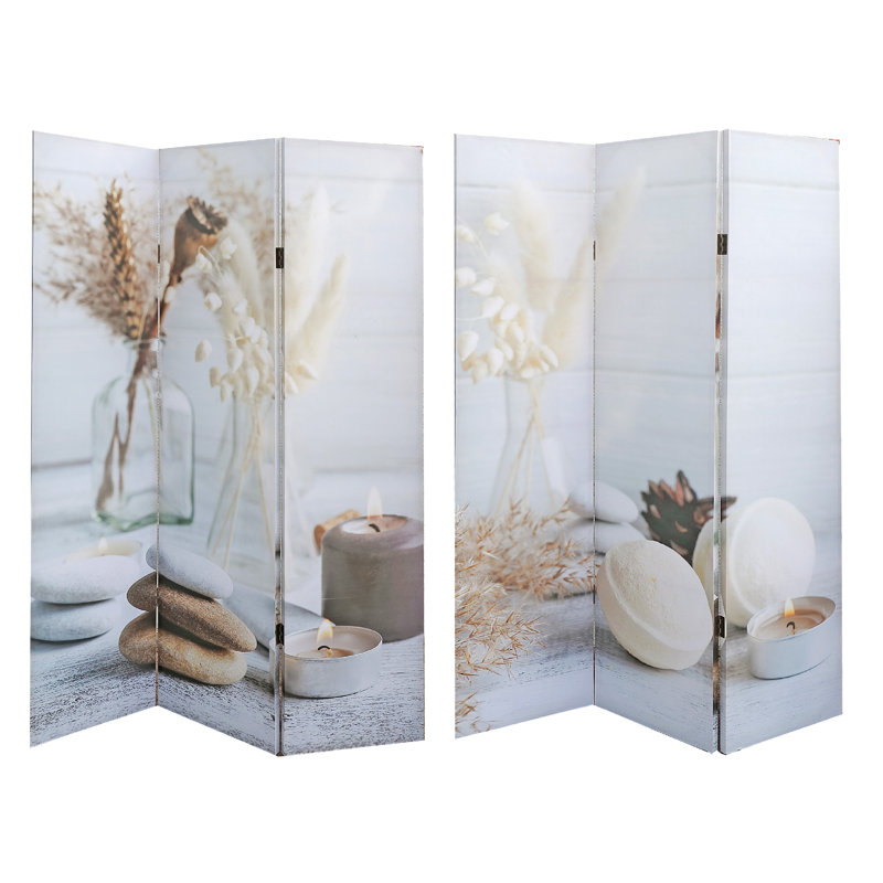 Ih Casadecor 47.5'' W x 71'' H 3 - Panel Folding Room Divider