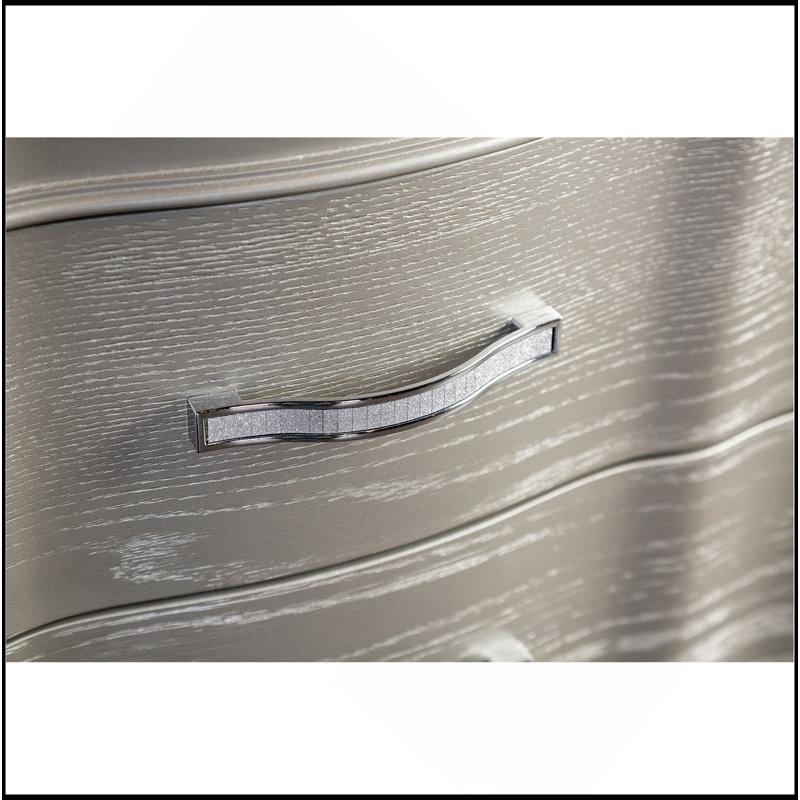 Table de chevet 1Pc, Argent argent