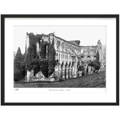 Rievaulx Abbey, C1867 by Francis Frith - Single Picture Frame Print