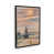 Satin Black Floater Framed