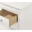 Table de chevet 2 tiroirs Temara White-1483977453