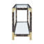 Arakan 65'' W Glass Console Table