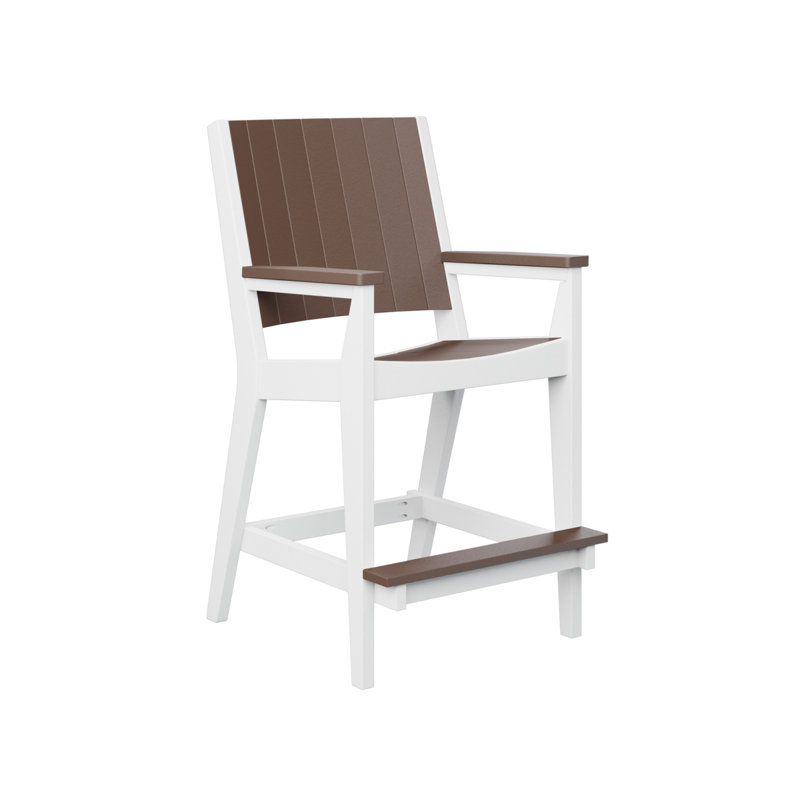 Chaise de bar Anselmo, Chocolat / Brun, 25.5"