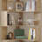 Cuadra Solid Wood Corner Bookshelf Storage Display Shelf Corner Bookcase-13653455
