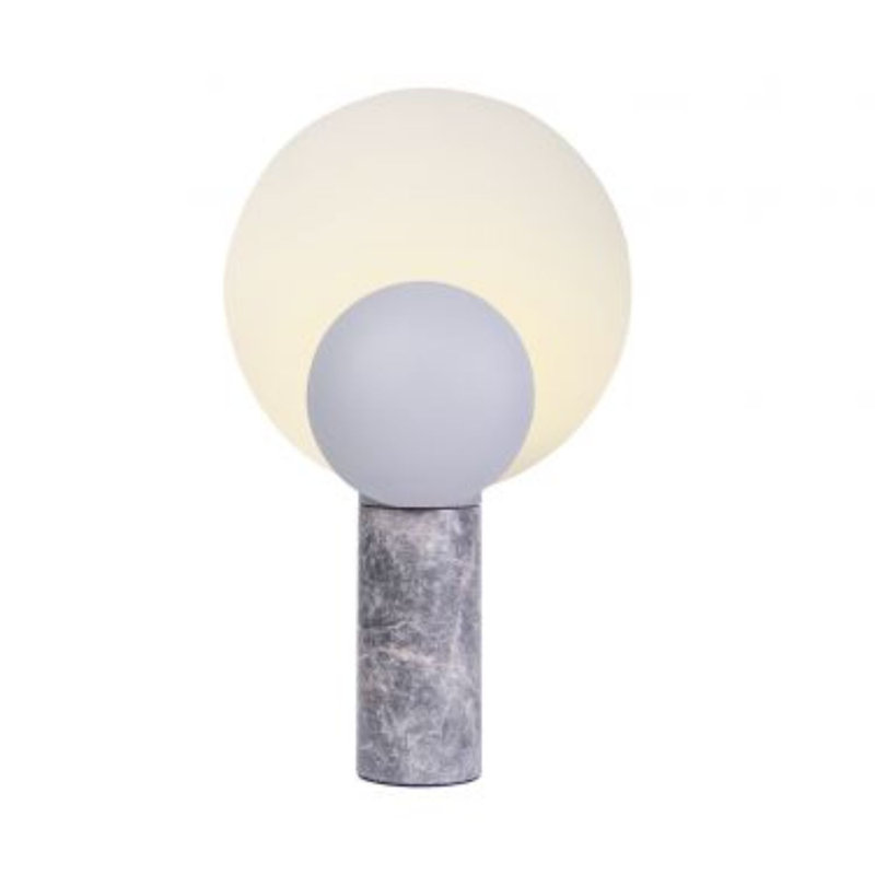 Metal Novelty Lamp, Grey