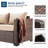 Azoriah 7-Person Wicker Outdoor Seating Group with Fire Pit Table-89983801-97365783