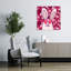 Heart Eyes Rabbit Contemporary Rabbit Forest Wall Art Print-1900917118