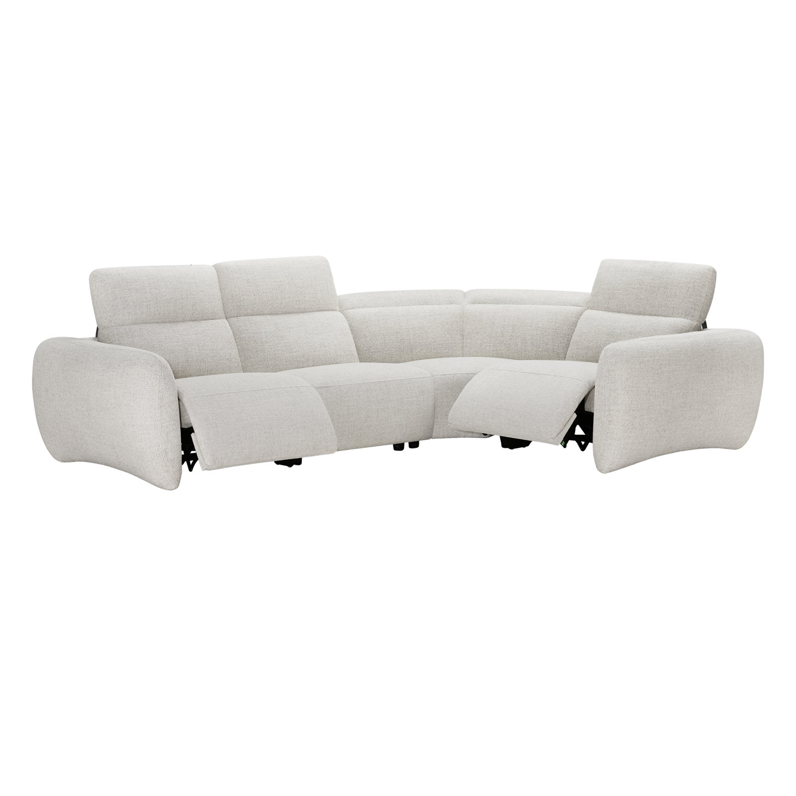 Astro Modular Sectional, Nathan Wheat Polyester
