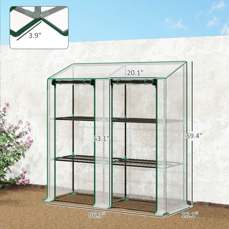 Serre portable, serre adossée