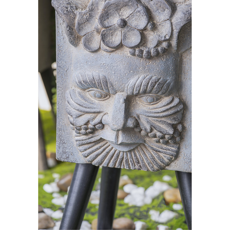 Statue grecque en magnésium et oxyde de magnésium - 11,4 x 13 x 22,4 pouces pour entrée 11,4 "x 13" 22,4 "avec des pieds, idéal pour tous les décors