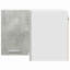 Vidaxl Hanging Cabinet Riga White 57 X 57 X 40 Cm Engineered Wood-121217469