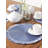 Morency Polypropylene Plastic Striped Round Placemat-1264441315