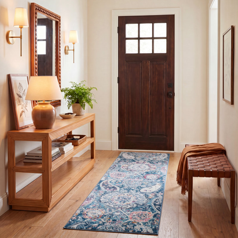 Madison Performance Paisley Rug, Runner 2'3" x 8'