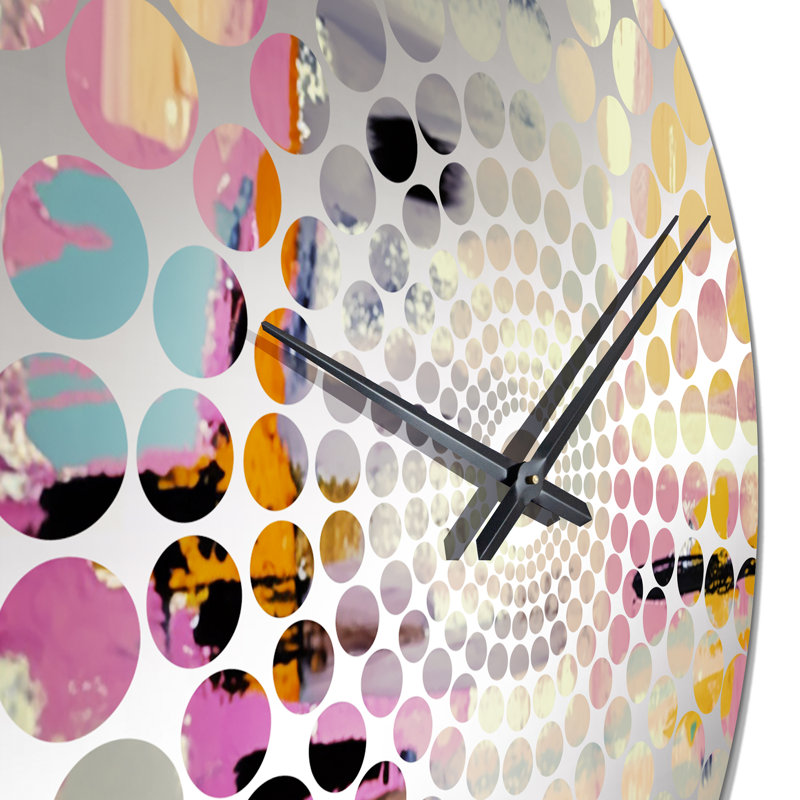 Serkis - Horloge murale peinture abstraite, Grand