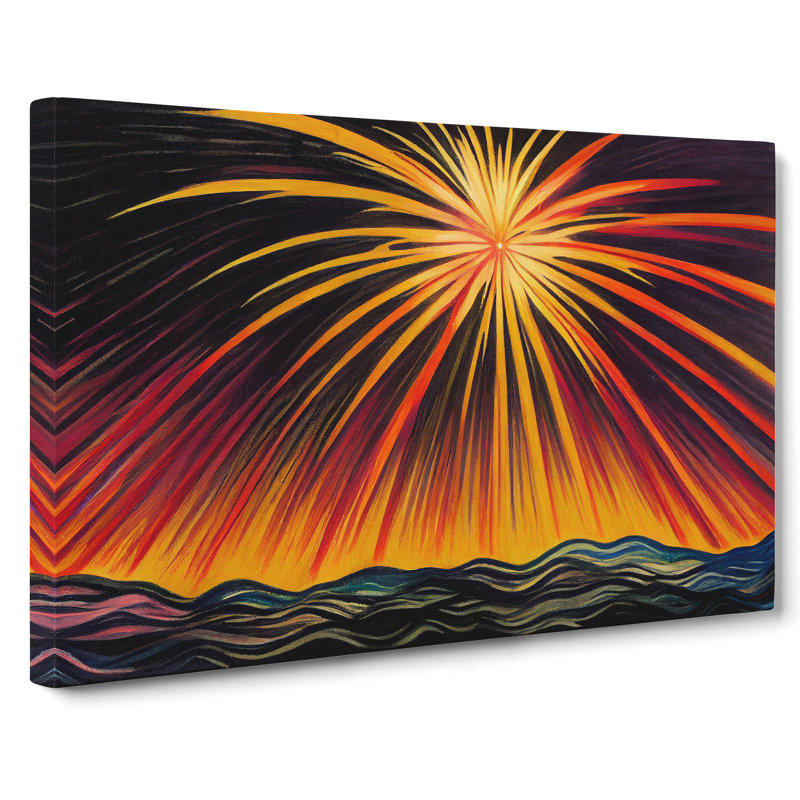 Phenomenal Fireworks - Wrapped Canvas, 35cm H x 50cm W x 3cm D