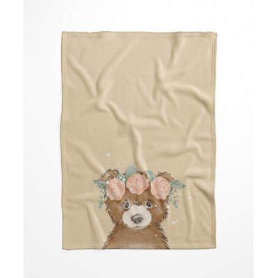 Bearly  Velveteen Fleece Blanket